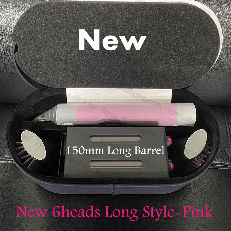 Nowy 150 mm długi lufę 6head Curler wielofunkcyjny Automatyczne curling Iron Hairs Styling Suszarka do włosów z pudełkiem prezentowym