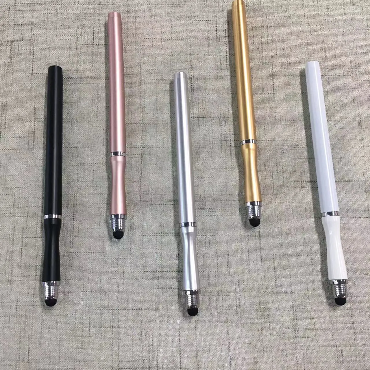 Capacitive Stylus Pen Metal Mesh Mich-Fiber Tip Touch Mass Abens لجهاز الكمبيوتر اللوحي للهاتف الذكي لـ iPhone