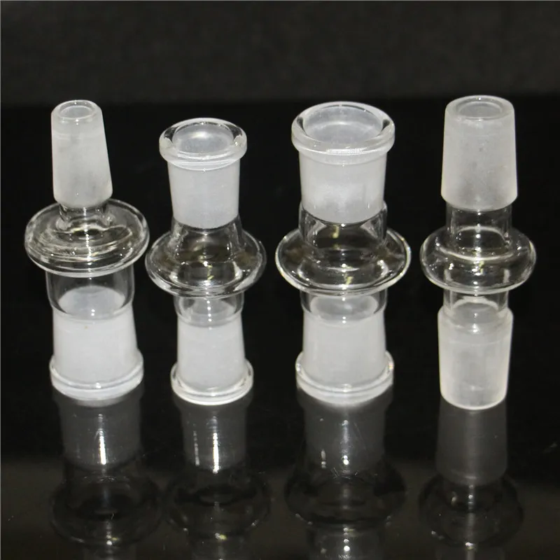 Glasadapter für Shisha-Ölplattformen, Bong-Adapter, Schüssel, Quarz-Banger, 14 mm männlich auf 18 mm weiblich, Bongs-Adapter, Rauchen von Wasserpfeifen