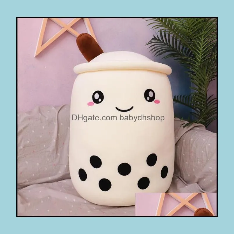 bubble tea plush toy stuffed animal cute food cup milk boba plush soft cushion birthday gift