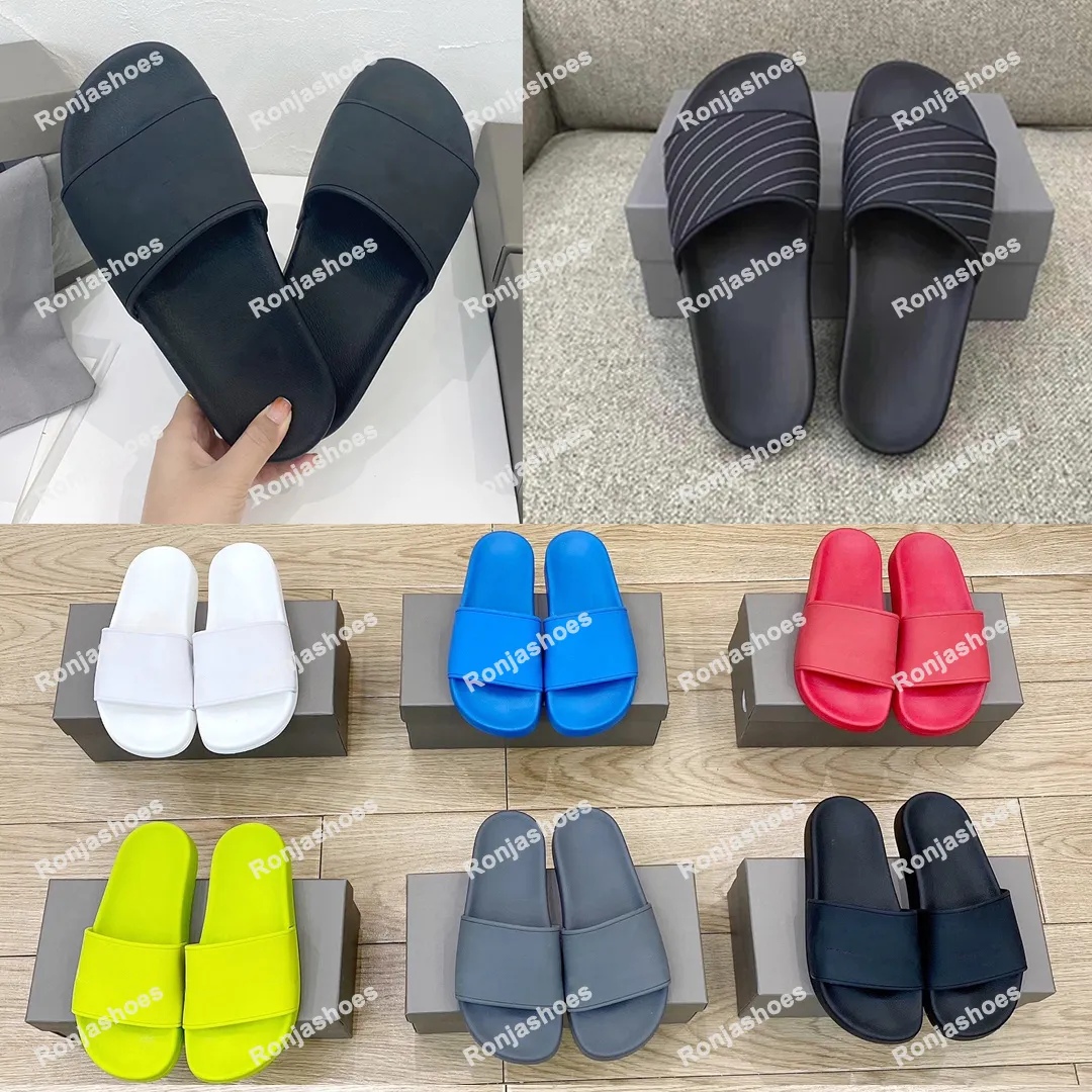 2022 SS SLIPPERS MENS MULHERAS SURANDAS DE PRAIA DE PRAIA COMPLOTO FLIP FLIP DE CALURAS LADIES CAUSUSURES SAPATOS COM CAIXA