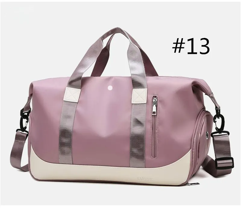 LL-325 Marque Femmes Yoga Sacs À Main Sacs À Bandoulière Gym Cross Body Messenger Sacs En Plein Air Voyage Filles Exercice Duffel Sac Casual Stu212H