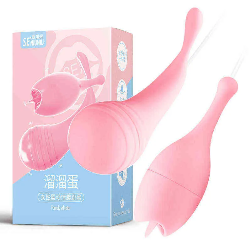 Nxy Vibratoren Fun Little Egg Skipping Female Masturbator Vibrating Climax Stick Massagegerät Adult Sex Products 220723