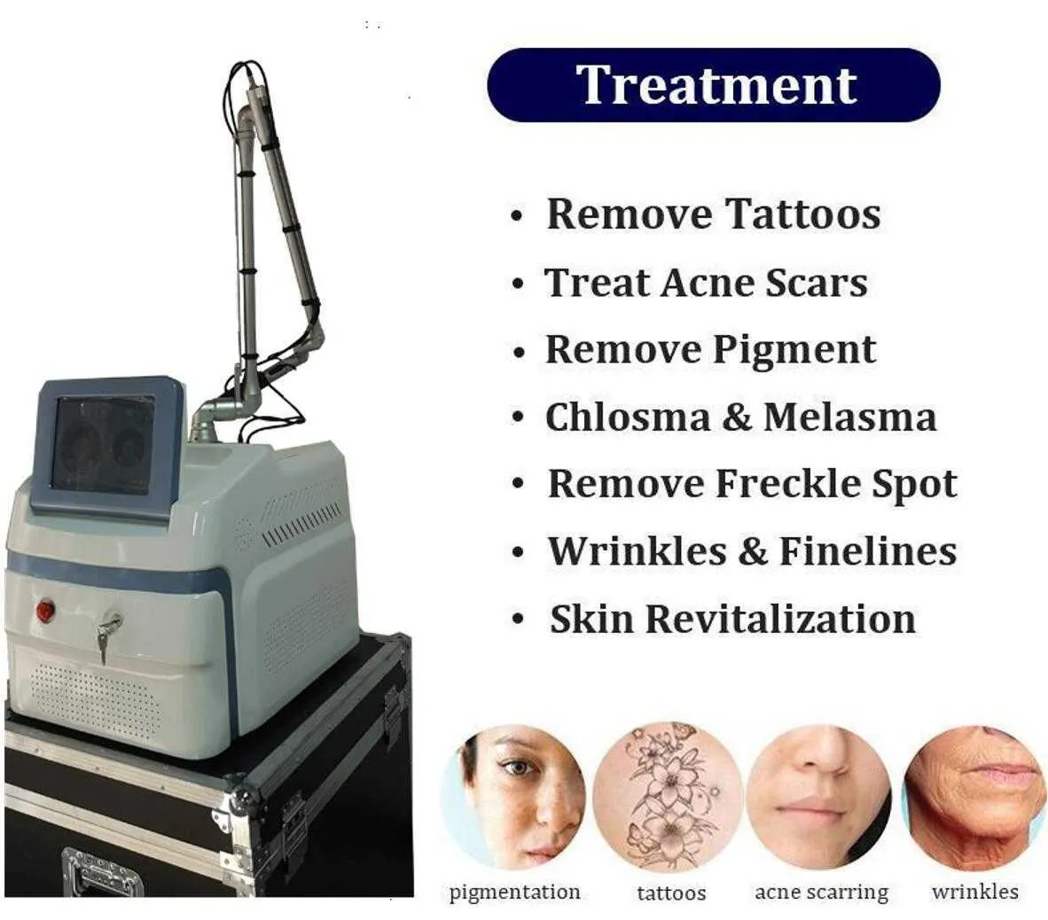 Professional Pico sure Laser Machine laser medici professionali Acne Spot pigmentazione tatuaggi rimozione 755 532 1064nm Cynisure Lazer