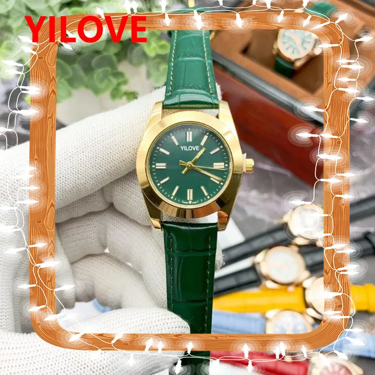 Top-Qualität Herren- und Damenuhr Quarzwerk Roségold Silbergehäuse Lederarmband Uhr Damen Dress Lover Designer-Armbanduhr