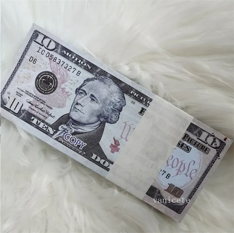 Articoli per feste Pezzi/confezione alti American 100 Bar gratuito Valuta Carta Dollaro Atmosfera Puntelli di qualità 100-5 SoldiQRFH03IU