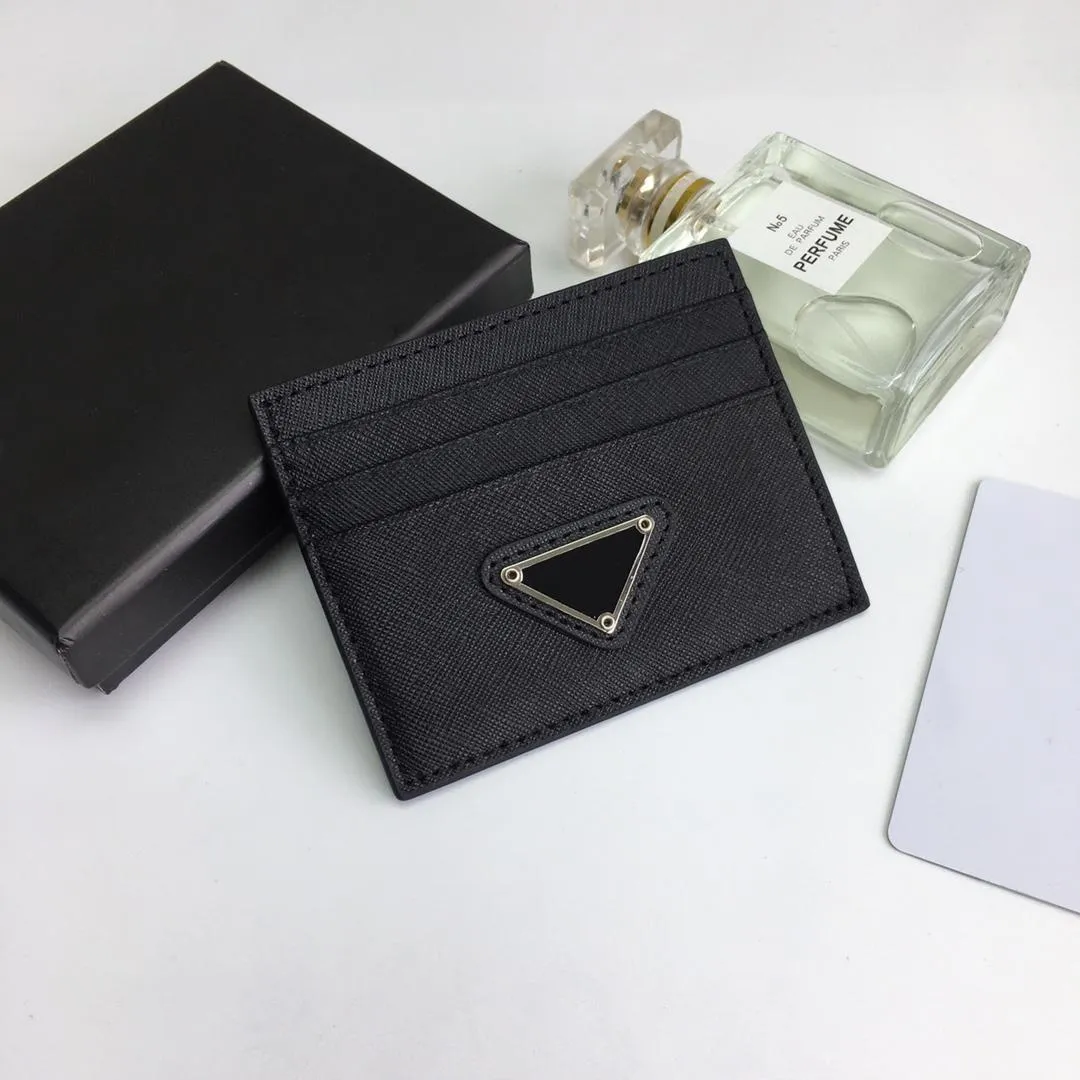 New Card Holder Wallet Ladies Men Pure High End Luxury Designer Belt Box