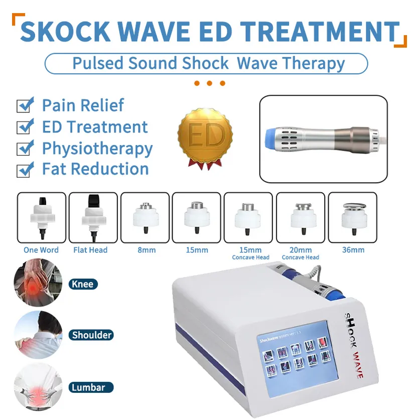 Sw8 – système efficace de thérapie physique de la douleur, onde de choc acoustique, Machine à ondes de choc extracorporelles pour soulager la douleur, 324