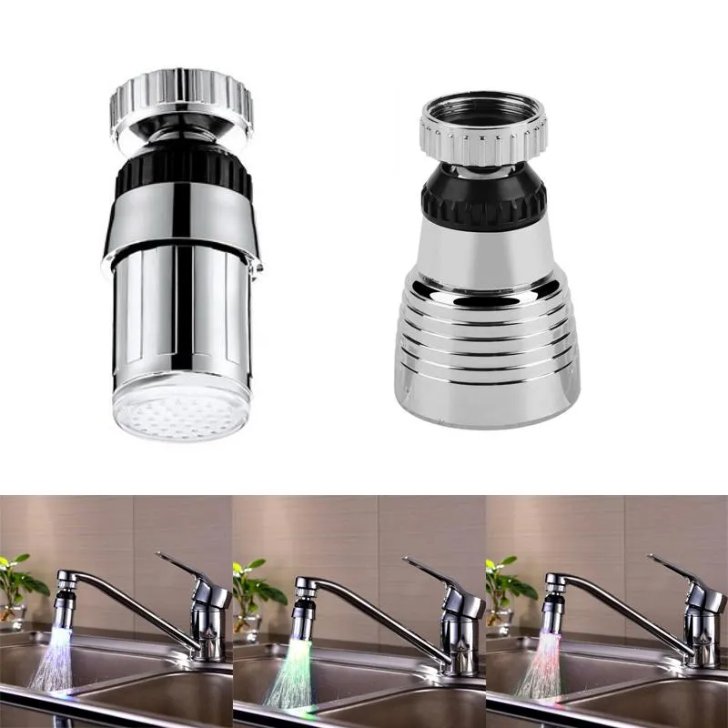 Bandes LED LED Faucet Light Degré Light Capteur de rotation