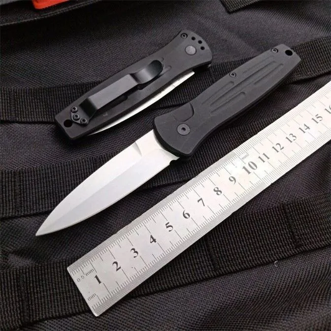 Vlinder inknife BM3551 Pocket Knife enkele actie 154cm mes 6061 T6 aluminium legering handgreep tactische jacht EDC Survival Tool Knives A3117 46