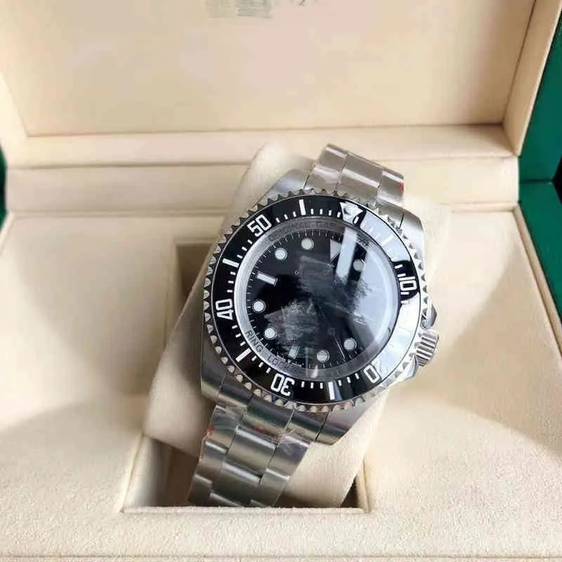 Uxury Watch Date Designer Uhren Deep Dive Ghost King Series Gradient Blue King Automatisch Hintern importierten Bewegung Stahlband Herren Uhr