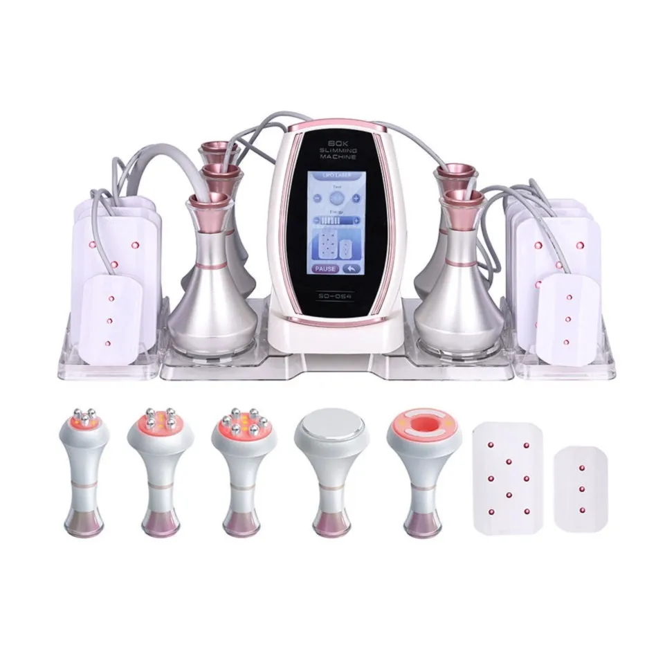 Mini lumière rouge rf et cavitation Slim Equipment 80k lipolaser amincissant la machine