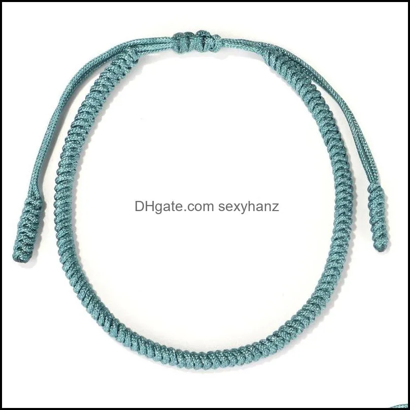 braided rope anklets bohemian bracelets for women men waterproof woven bracelet bangle friendship jewelry xmas gift q535fz