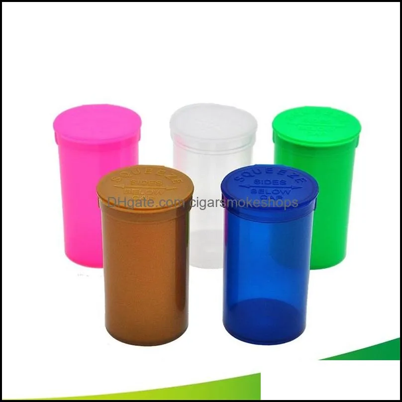 2020 New Storage Case PortableContainer 19 Dram Empty Squeeze  Top Bottle Dry Herb Box Covered 1 5XB D2