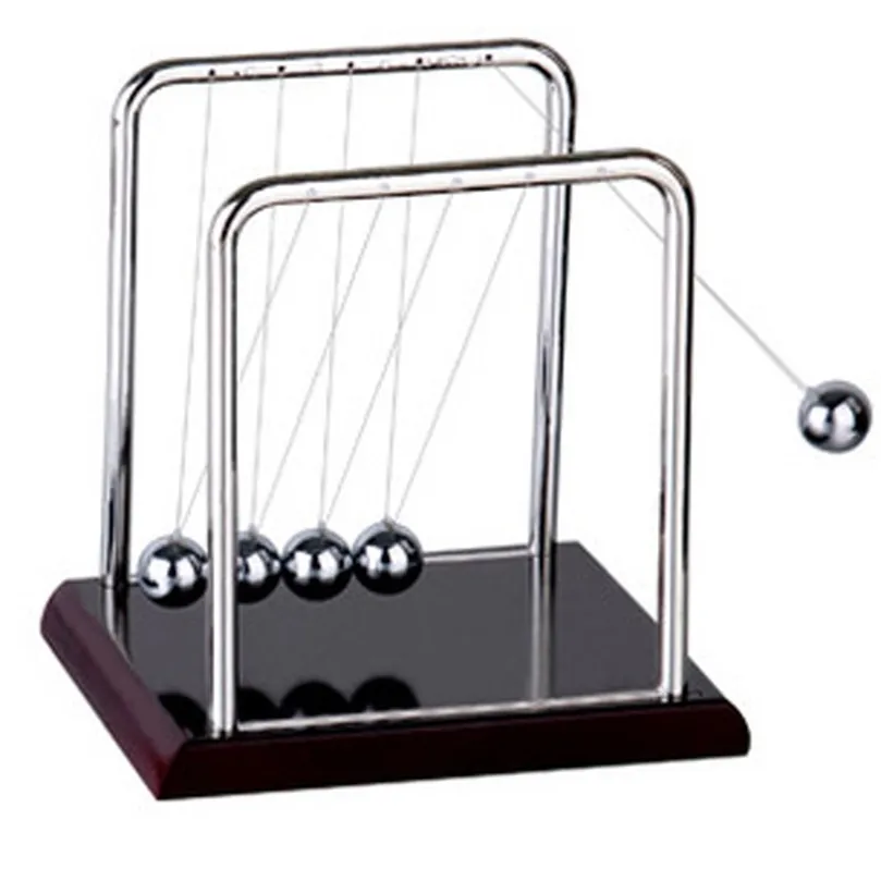 Early Fun Development Eonal Desk Toy Gift tonnellate Culla Acciaio Balance Ball Fisica Scienza Pendolo 220329