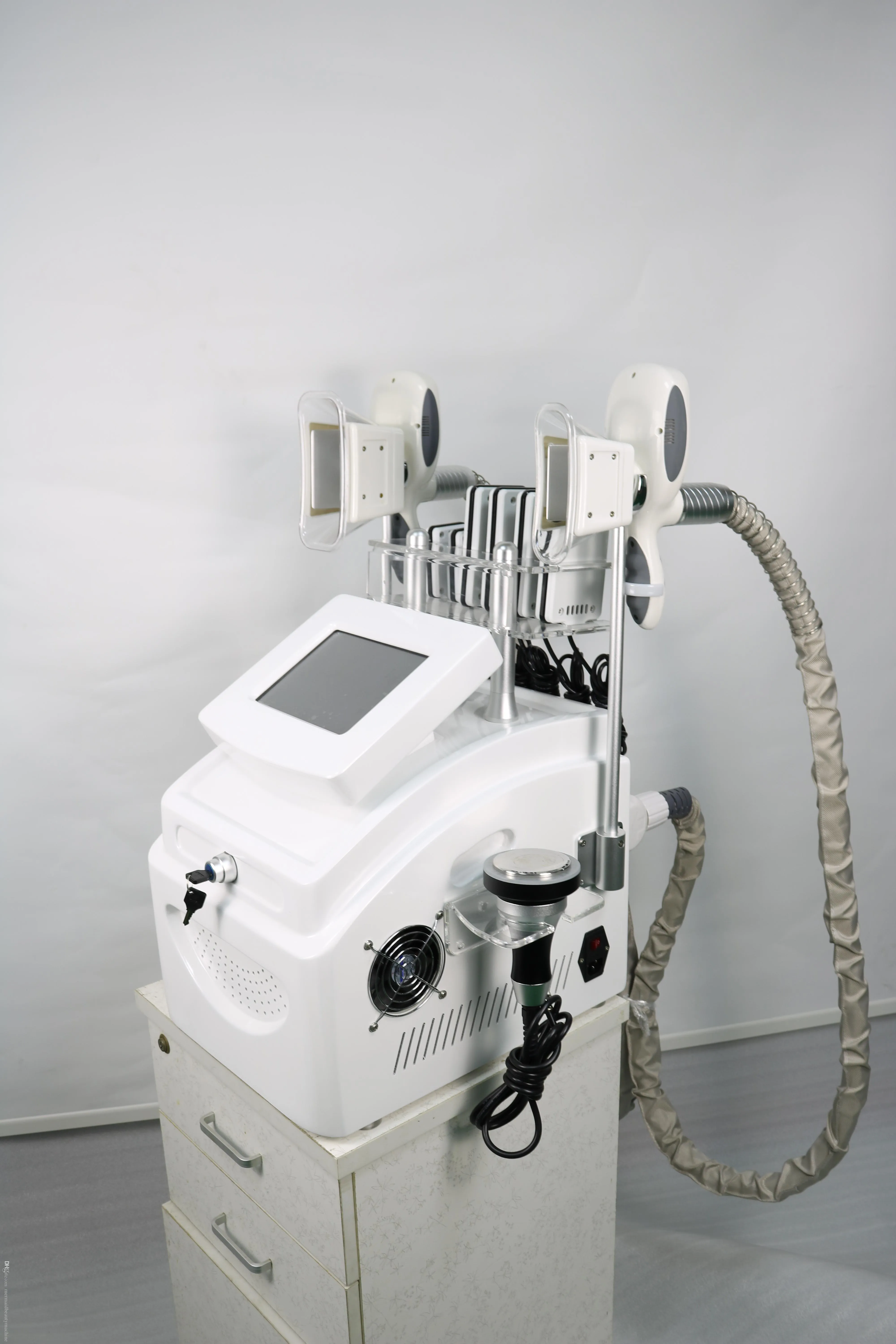 Alta calidad Potente 5 en 1 crio Lipolaser 40K Cavitación Vacío Cuerpo RF Máquina de adelgazamiento Máquina de belleza para pérdida de peso por radiofrecuencia