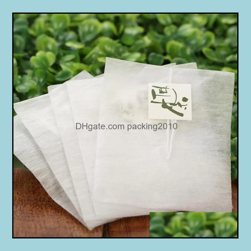 6000pcs Sacos de ch￡ de fibra de milho Forma da pir￢mide Filtro de veda￧￣o Filtro de chinesa PLA Filtros biodegradados 5.8*7cm SN2098 Drop Delivery 2021 Coffee tamb￩m