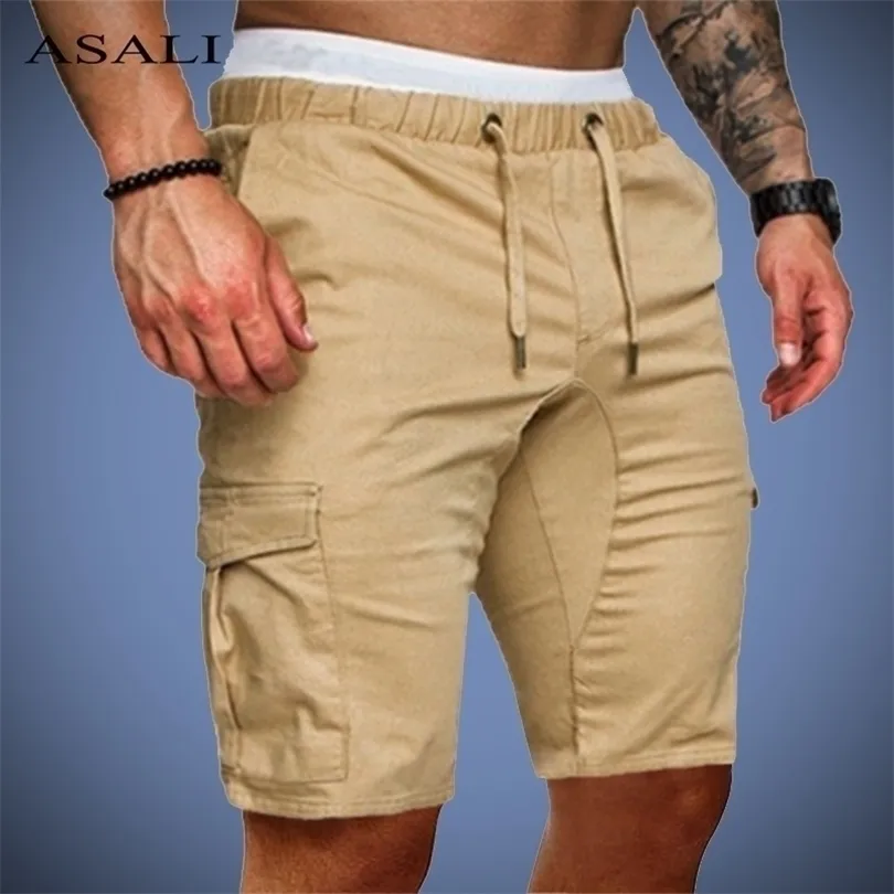 Cargo Shorts Men Summer Multipocket Boardshorts Breathable Male Casual Shorts Comfortable Fitness Mens Short Pants Bodybuilding T200512