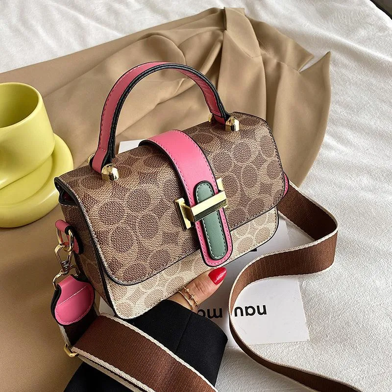 Borse da sera Borsa piccola da donna 2022 Fashion Printing Elegante quadrato Luxury All-match Portable Messenger Messenger Designer