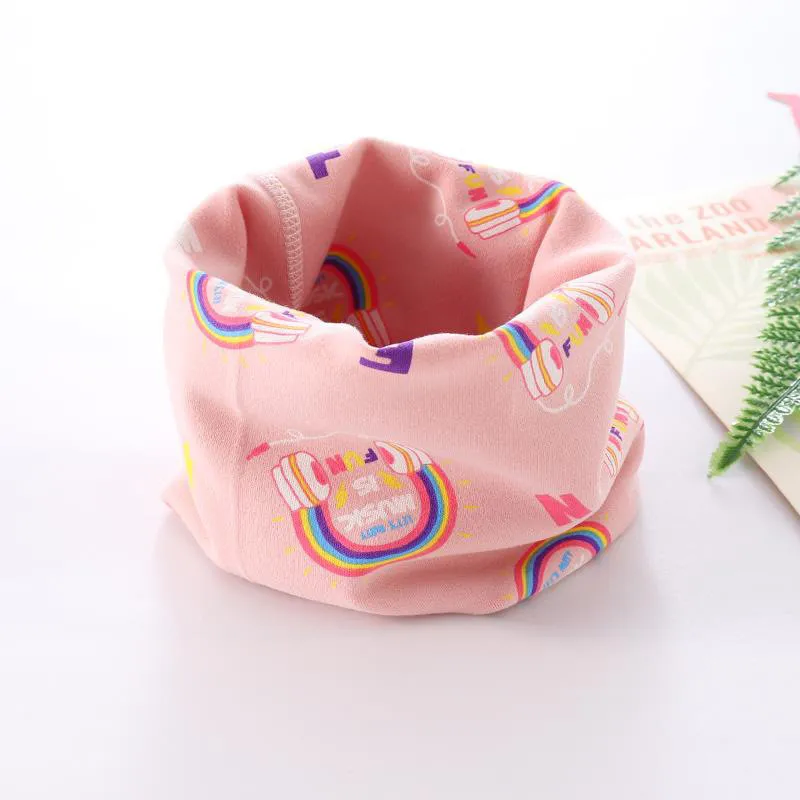 Baby Cotton Scarf Childrens Fashion Autumn Winter Boys Girls Collar Neckerchief Butterfly O-ring Runda halsdukar DHL gratis Y02