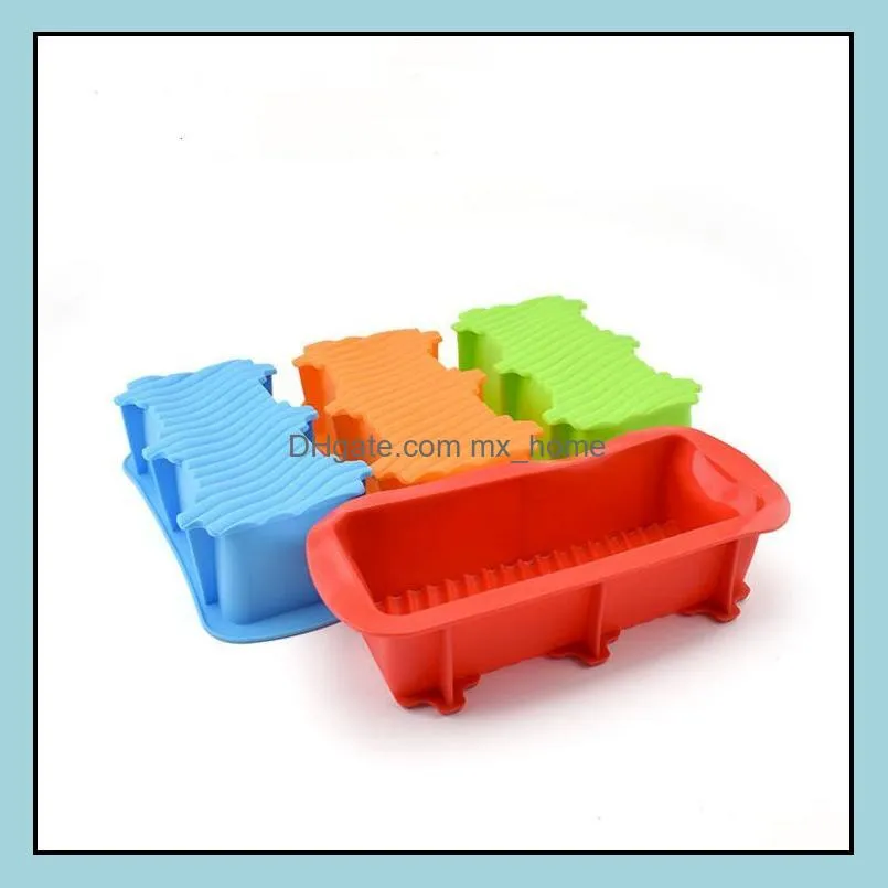 baking dishes silicone cake mould pan oven rectangle mould silicone bread loaf cake mold forms non stick kitchen tools ysy366-l