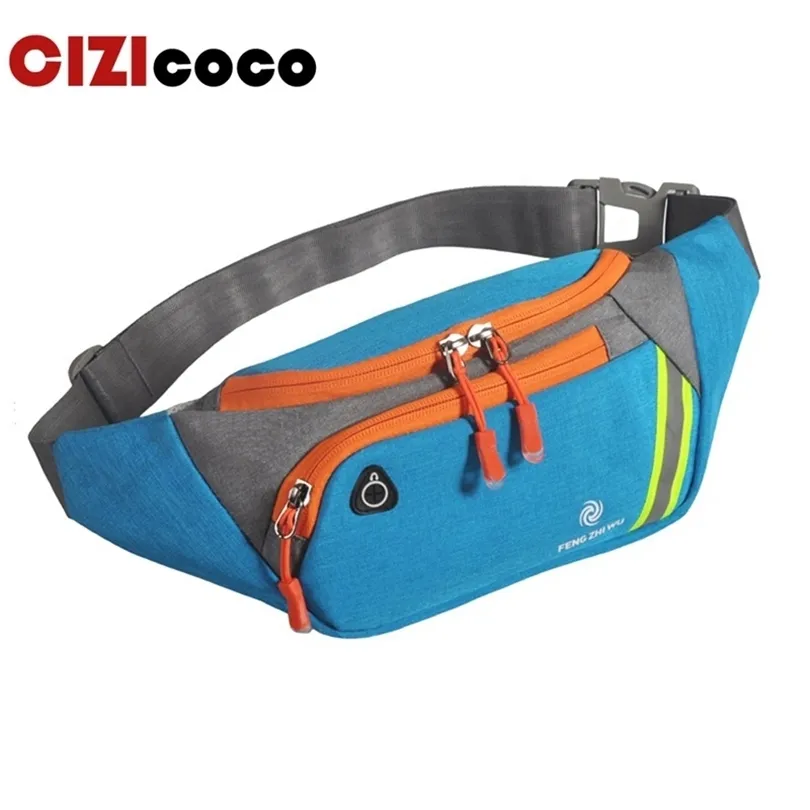 Hoge kwaliteit taille pakketten vrouwen heren fanny pack riem tas telefoon zakje zakken reis taille pack kleine taille tas nylon zak 201118