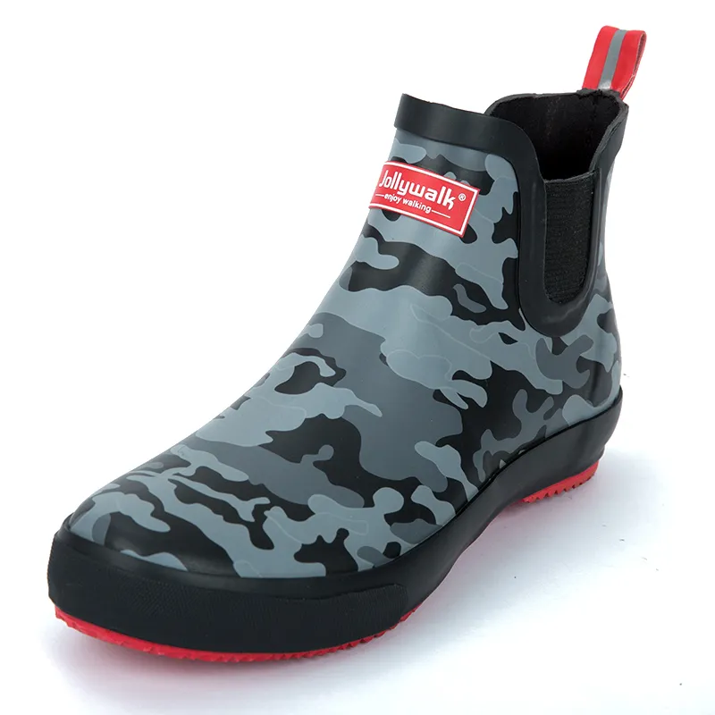 2019 venda homens botas de chuva de borracha gumboots botas de pesca de inverno bot para homens leves antiderrapantes botas de borracha galochas