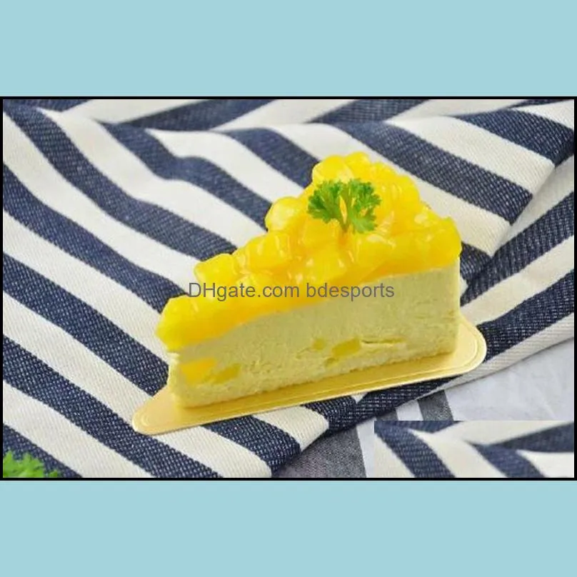Mousse Mat Golden Bottom Foam Cake Multi Available Shapes Dessert Tray Wedding Birthday Cake Decorative Set ZA5544