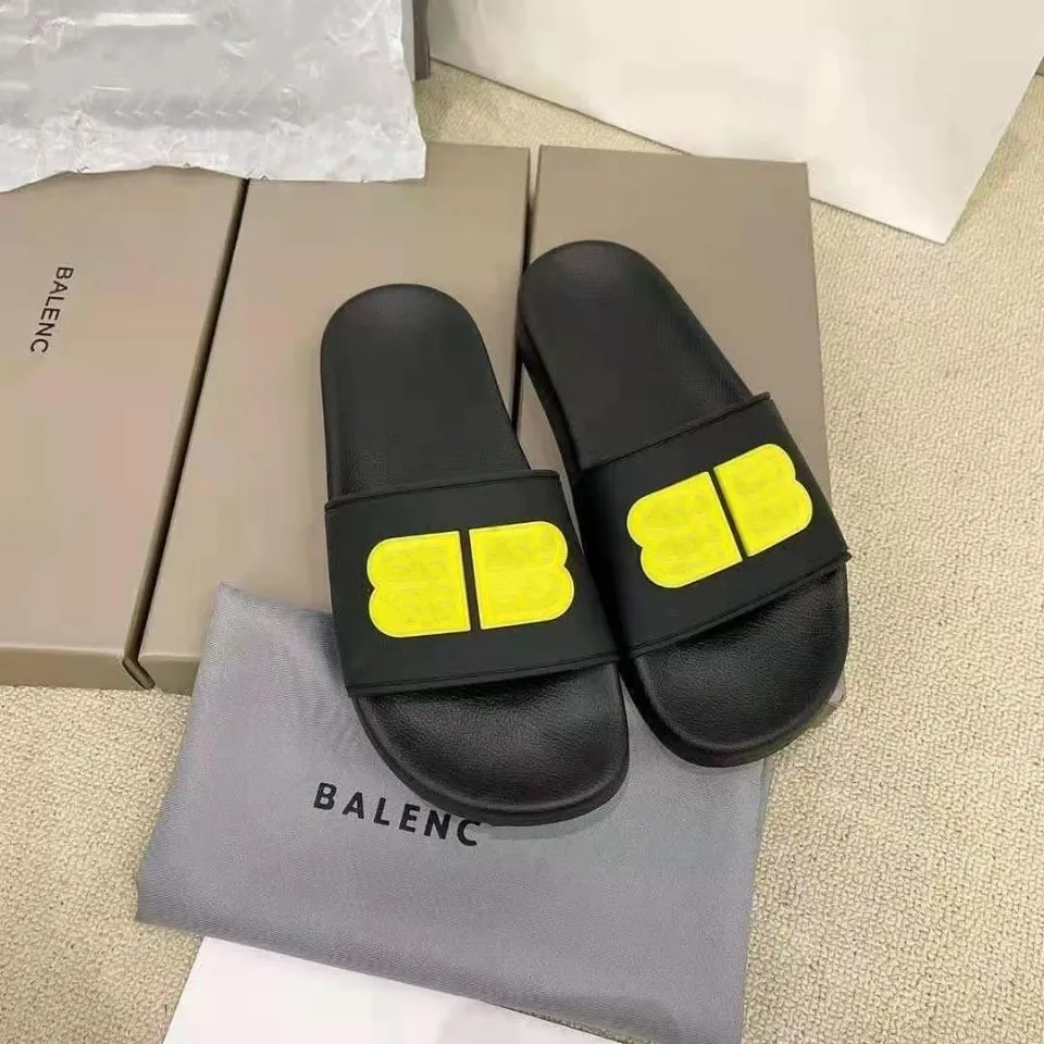 2022 Franch Summer Designer Slippers for Mens Mulheres Cartas Imprima Moda Fashion Fashion Google Sapatos de Sandália de Rubrote