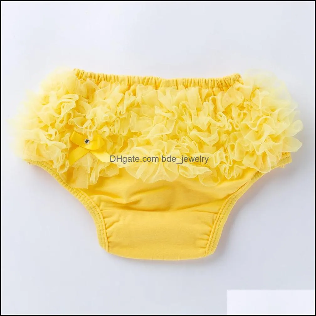 baby shorts ruffle net yarn bloomer tutu pp pants infant toddler cotton short kids lovely diaper cover panties 12 colors z4650