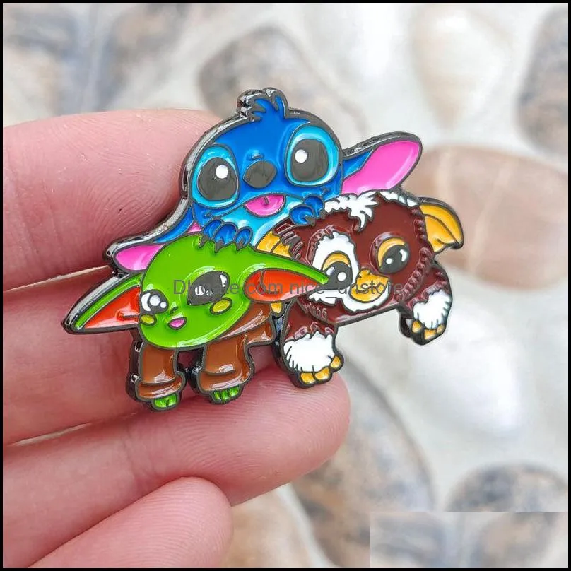 cute anime movies games hard enamel pins collect metal cartoon brooch backpack hat bag collar lapel badges women fashion jewelry s5000