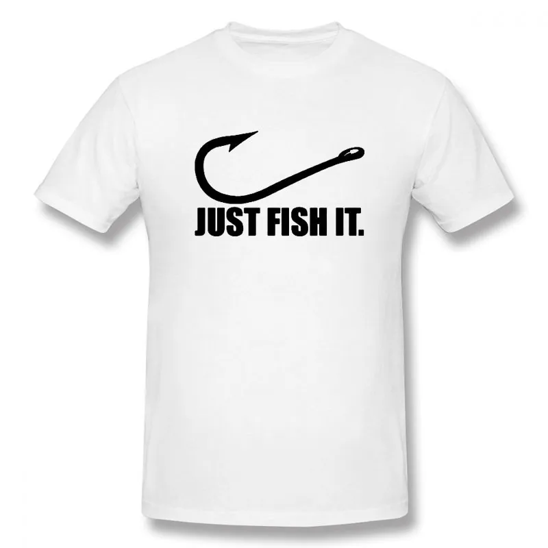 Fish It Funny Mens Cotton Offensive T Shirts With Short Sleeves