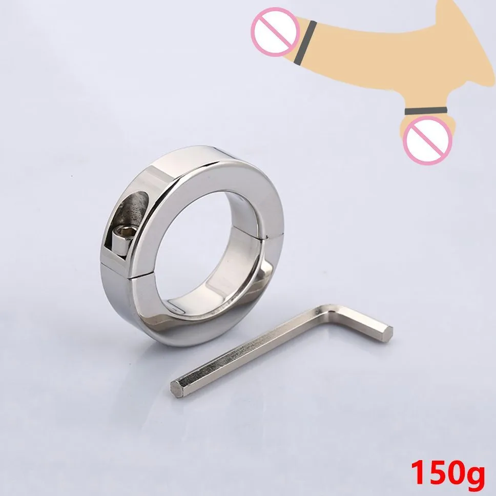 150g Beginner Ball Stretcher Penis Testicle Stretch CBT Device Cock Lock Ring Weight Testis sexy Toys