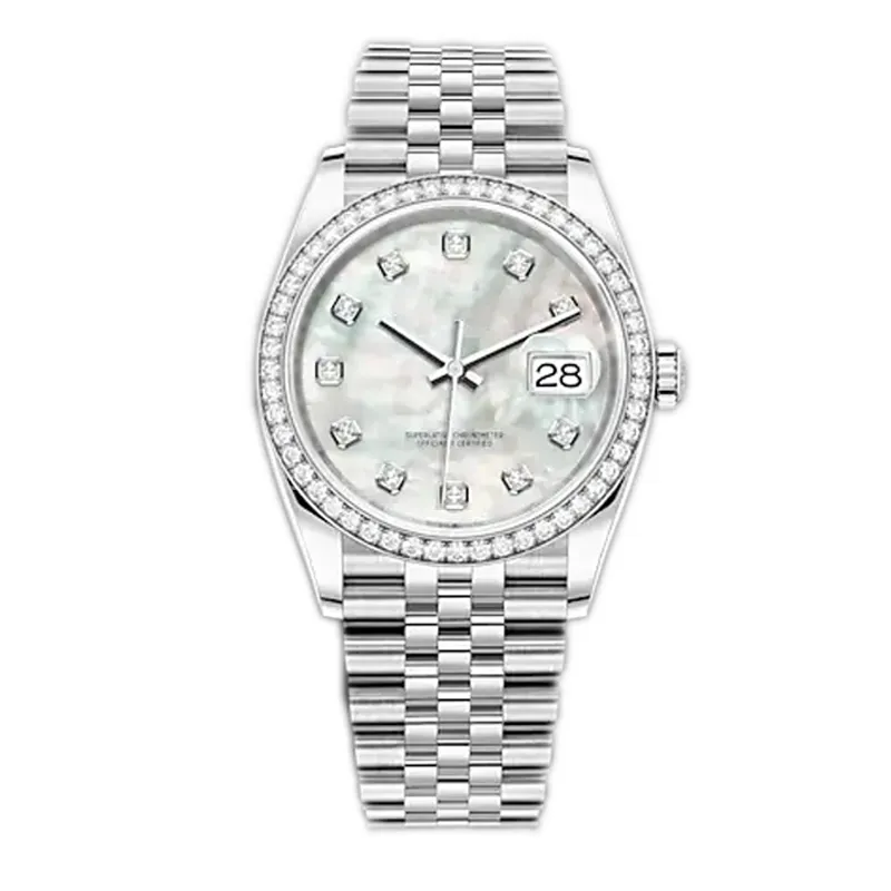 Watchsc - 41mm 36mm Automatic Mechanical Mens Watches Bezel Stainless Steel Diamond 31mm 28mm Lady Watches Waterproof Luminous Design Wristwatches
