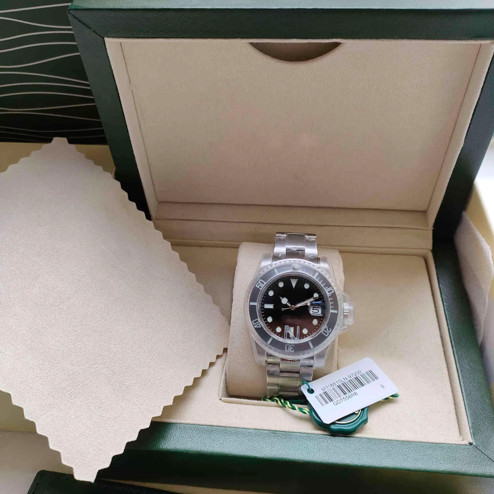 5 Star Super Watch Factory V5 версия 3 Color 2813 Автоматические наручные часы Черные 40 -мм керамические рамки сапфирового стекла ME177B