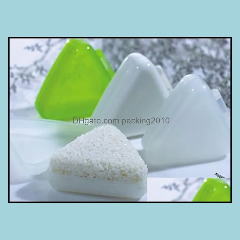 Sushi Tools Kitchen Kitchen Dining Bar Home Garden Ll Triangle Mold New Original Rice Ball Nice Press Maker T Dhgqw