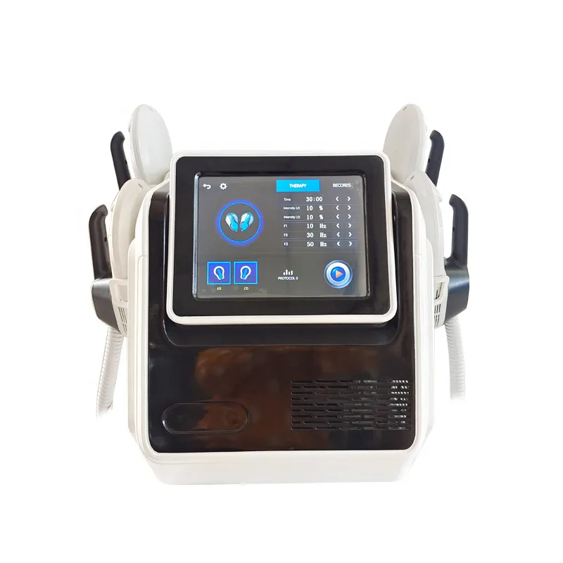 آلة حرق الدهون الجديدة Hiemt RF Slimming EMS Muscle Pimital Coledromagnetic Hi-EMT معدات التجميل