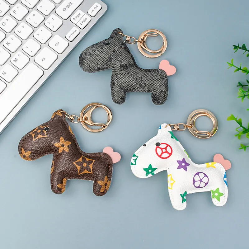 أزياء Women Keychain Cartoon Hippo Desigin