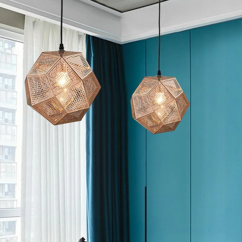 Lampy wiszące nowoczesne sufit luminaria drewniany salon dekoracja domowa e27 Lekka