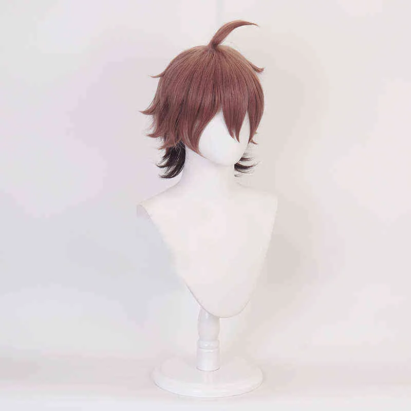 Makoto Naegi Cosplay Come DanganronpaTrigger Happy Havoc Makoto Wig Halloween Adult Unisex Uniform Sets0 (11)