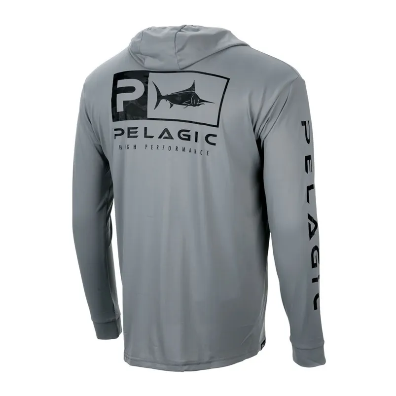 Pelagic Jersey Abbigliamento da pesca Camicia girocollo estiva Top Stampa Camisa De Pesca Pesca Manica lunga Protezione UV Felpa con cappuccio 220815