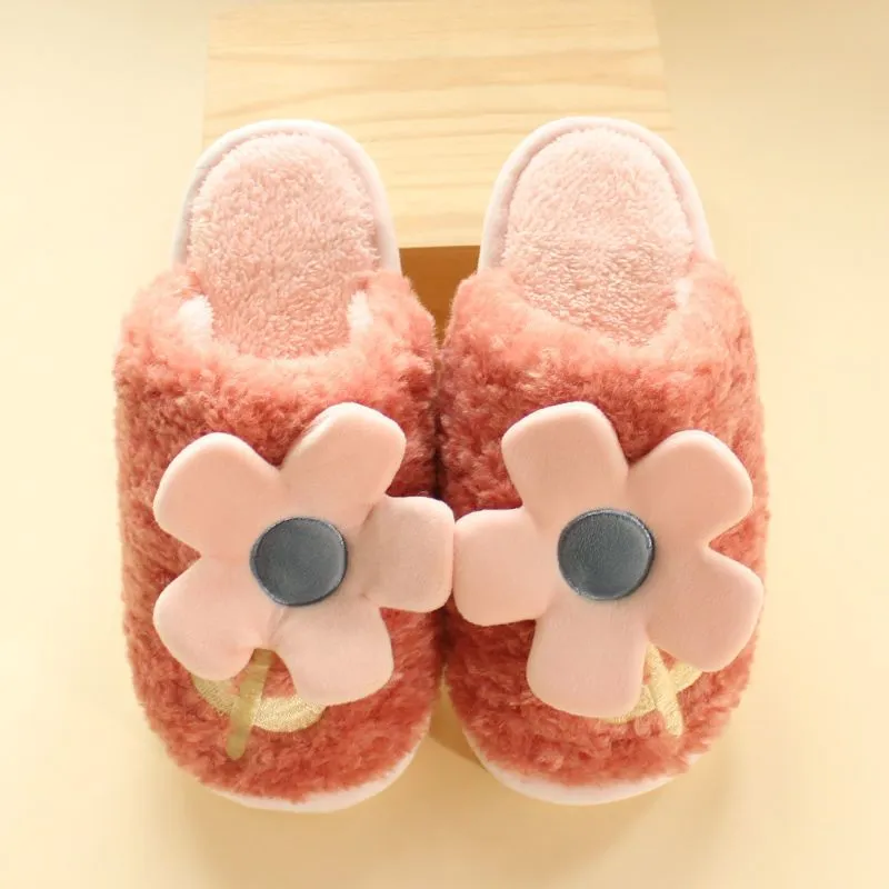 Cartoon Cotton Slipper Winter Lovely Anti - Slip Thick Sole Indoor Warm Shoes Special Offer