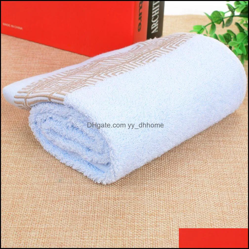 3Color Absorbent Soft Washcloth The Bath Pure Cotton Siege Back Word Bath Towel