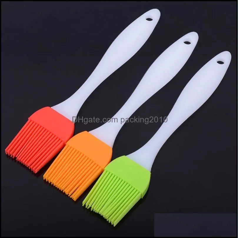 bakeware silicone butter brush bbq oil cook pastry grill food bread basting brushes kitchen dining tool zwl431