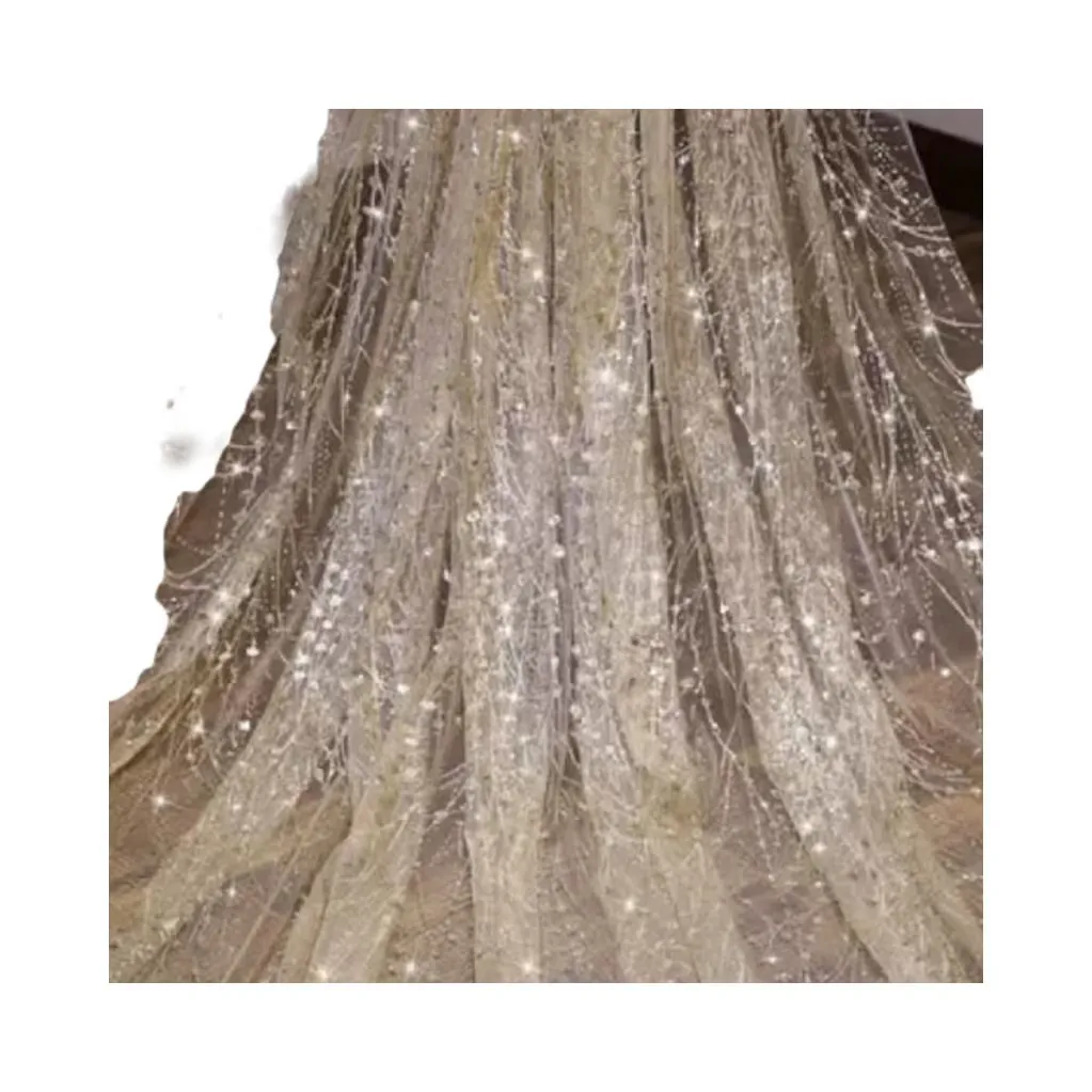 Luxury Cathedral Wedding Veil Bling Bling Bridal Veils Soft Single Tier With Comb Glitters Accessories320V