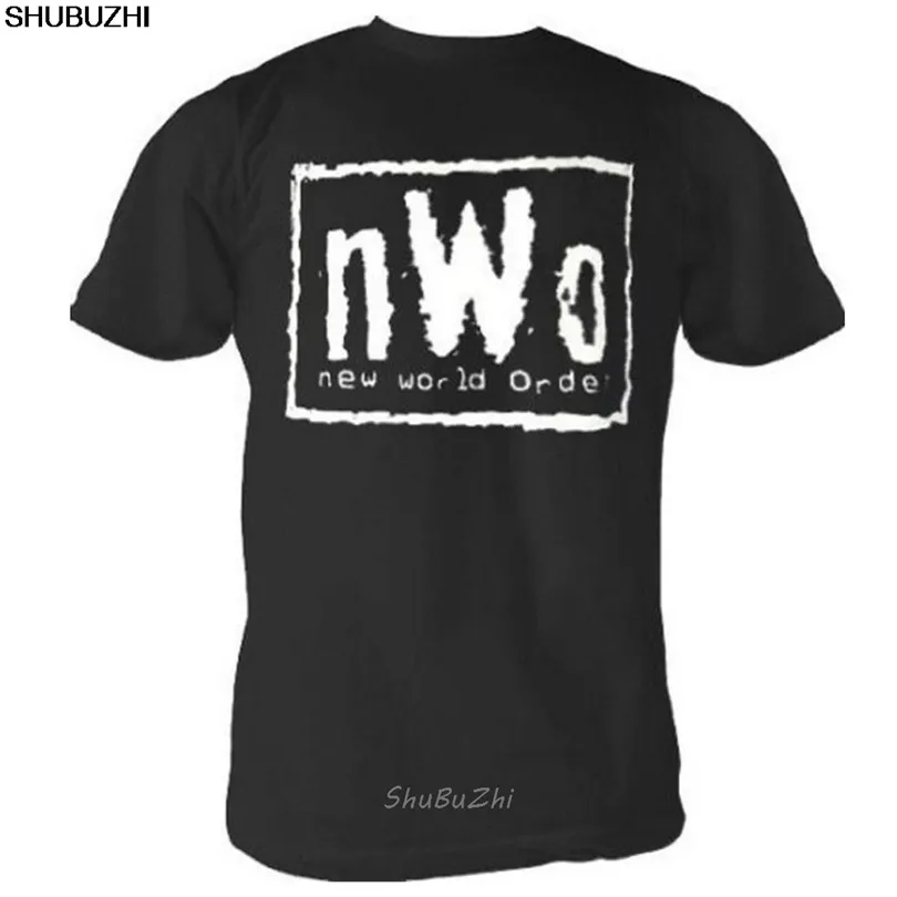 NWO World Order Wrestling adulto camiseta preta casual orgulho camiseta masculina unissex shubuzhi camiseta tamanho solto top sbz3047 220520
