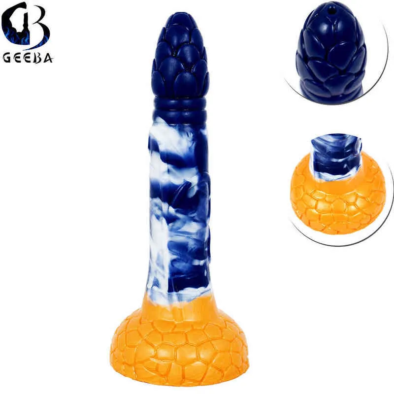 Nxy dildo siliconen 4 2 cm dikke imitatie vormige voor mannen en vrouwen volwassen sex penis anale plug Producten 0317