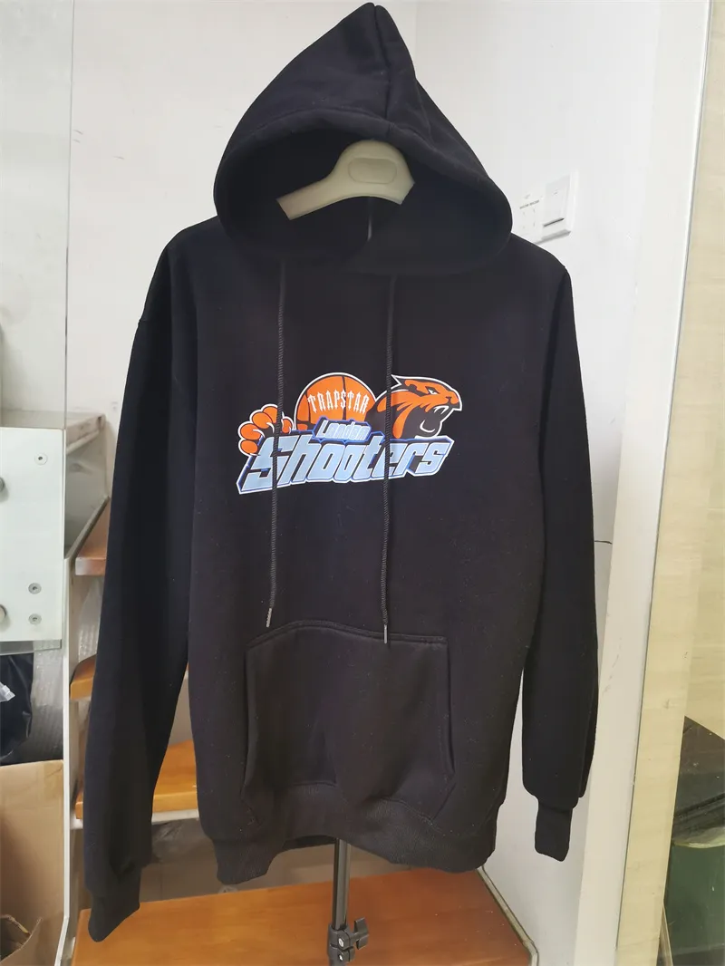 22ss trapstar londres rua pulôver hoodie de alta qualidade hip hop fleece tracksuit conjunto jaqueta de algodão