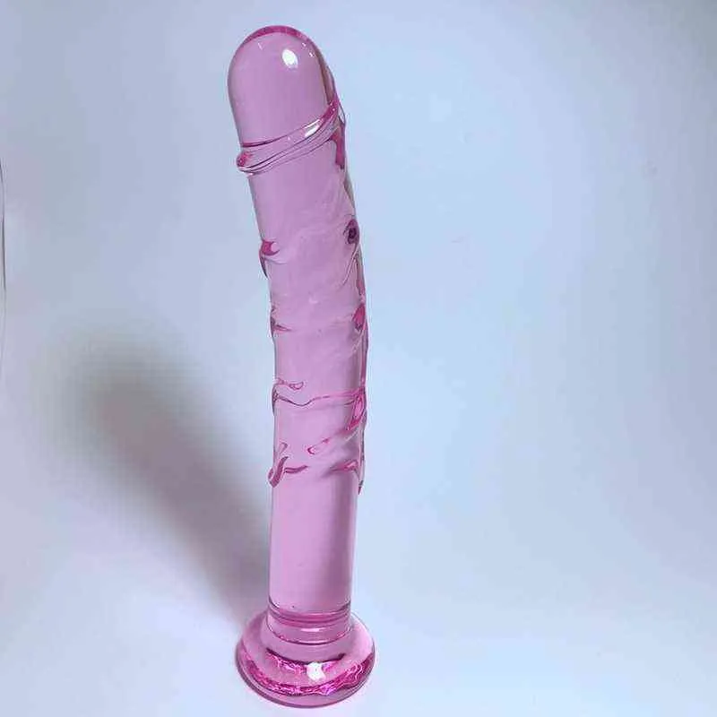 Erotyka Anal zabawki manyJoy kryształowe szklane dildos masturbator duży penis realistyczne sztuczne dildo erotyczne wtyczka pośladka g-punkt seks wesoły para 220507