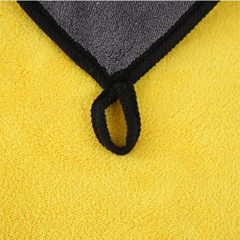 Household Microfiber Kitchen Towel Anti-Grease Non-stick Oil Wiping Rags Super Absorbent Car Cleaning Cloth Soft Washing Dish Towels 30*40CM/12*16INCH HY0166